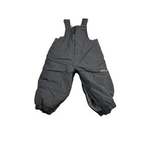 The Childrens Place 12M Thermolite Plus Insulated Snow Bib Pants Gray